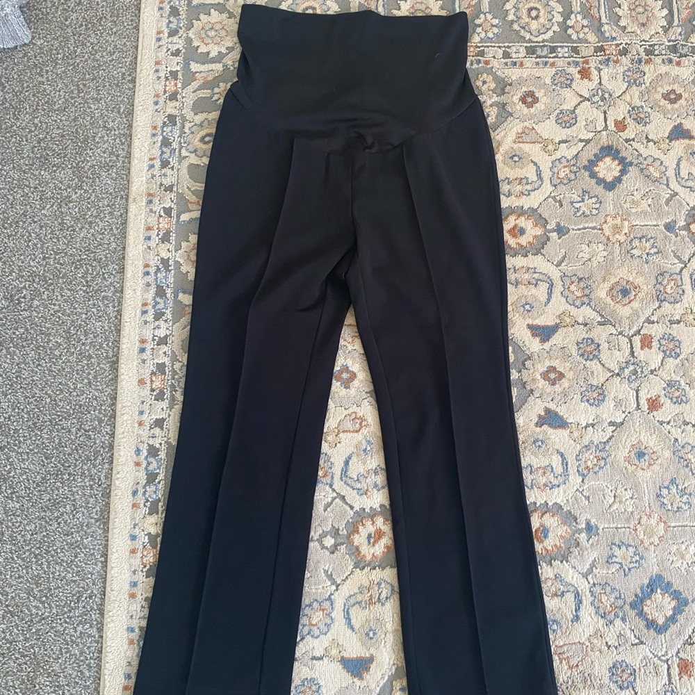 Elegant Maturnity Black Women's Pants